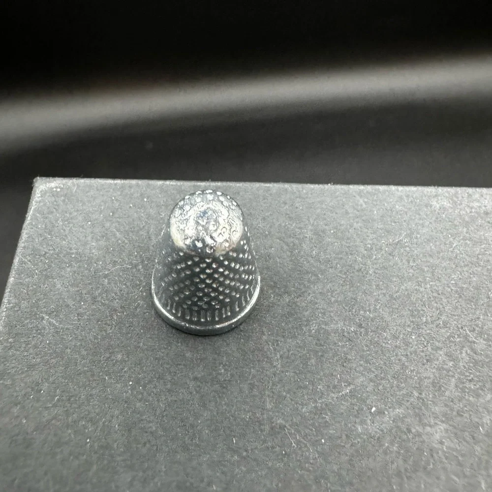 Vintage Monopoly Silver Thimble Replacement Game Piece